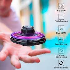 Magic Flying Spinner Orb™ | Hand-Controlled Boomerang Toy with LED Lights