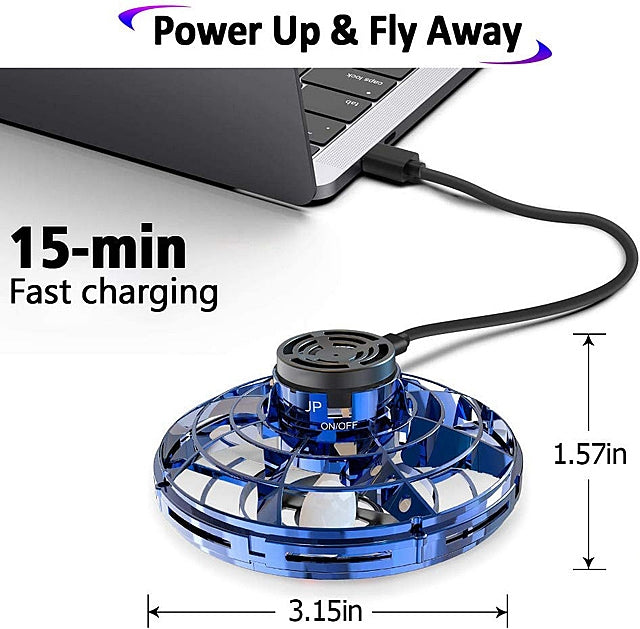 Magic Flying Spinner Orb™ | Hand-Controlled Boomerang Toy with LED Lights